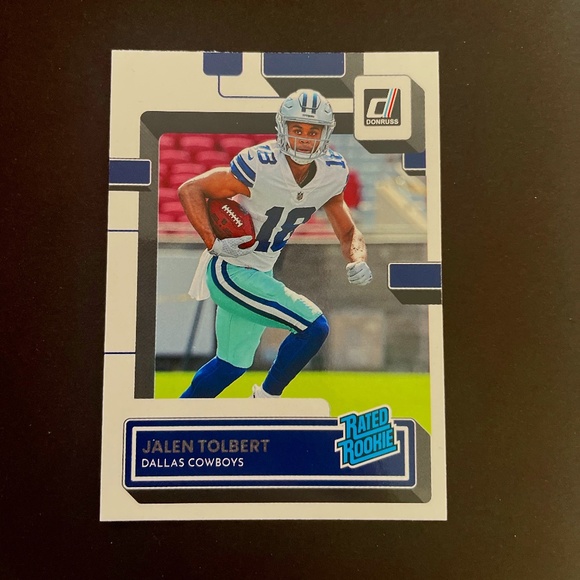Jalen Tolbert: Dallas Cowboys, Wide Receiver 2022 Panini Rated Rookie #331 - Picture 1 of 2